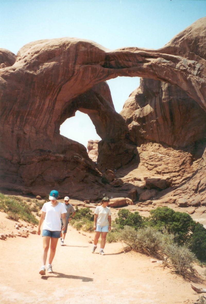 Double Arch in Arches NP, USA
